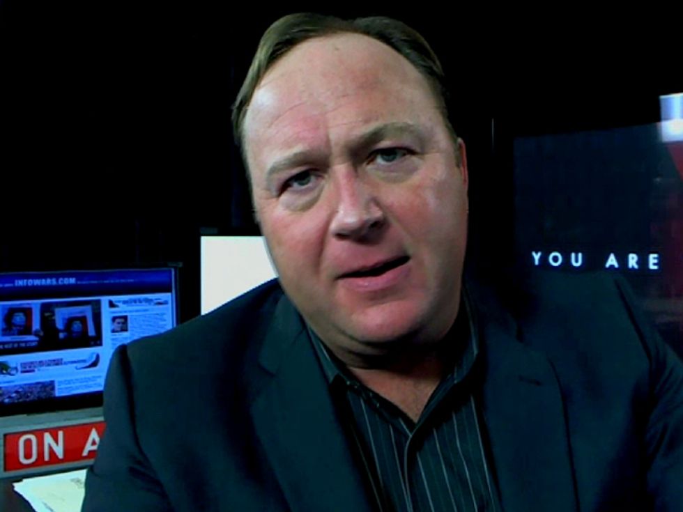 Alex Jones Knows 'Deep State' Roofies Trump's Diet Cokes, But SHHHH THEY'LL MURDER HIM IF YOU TELL