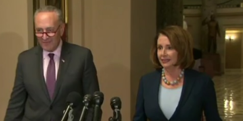 Nancy Pelosi And Chuck Schumer Just Cock-Slapped Trump, AND HE LIKED IT