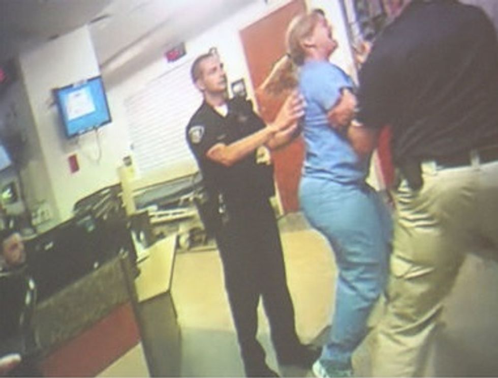 So Now We're Arresting Nurses For 'Upholding The Constitution.' Nice Job, Cops!