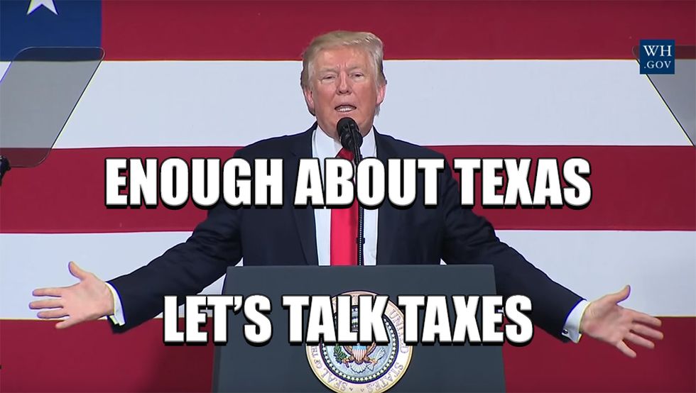 Texas? What About Taxes? Wonkagenda For Thurs., Aug. 31, 2017