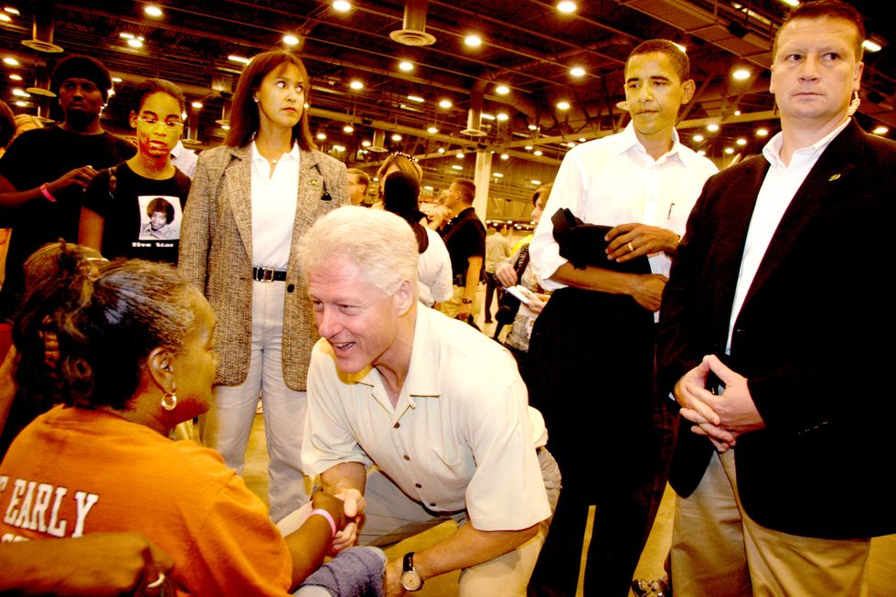 Obama Took His Time Machine To Visit Hurricane Katrina Victims *Before He Was Even President*