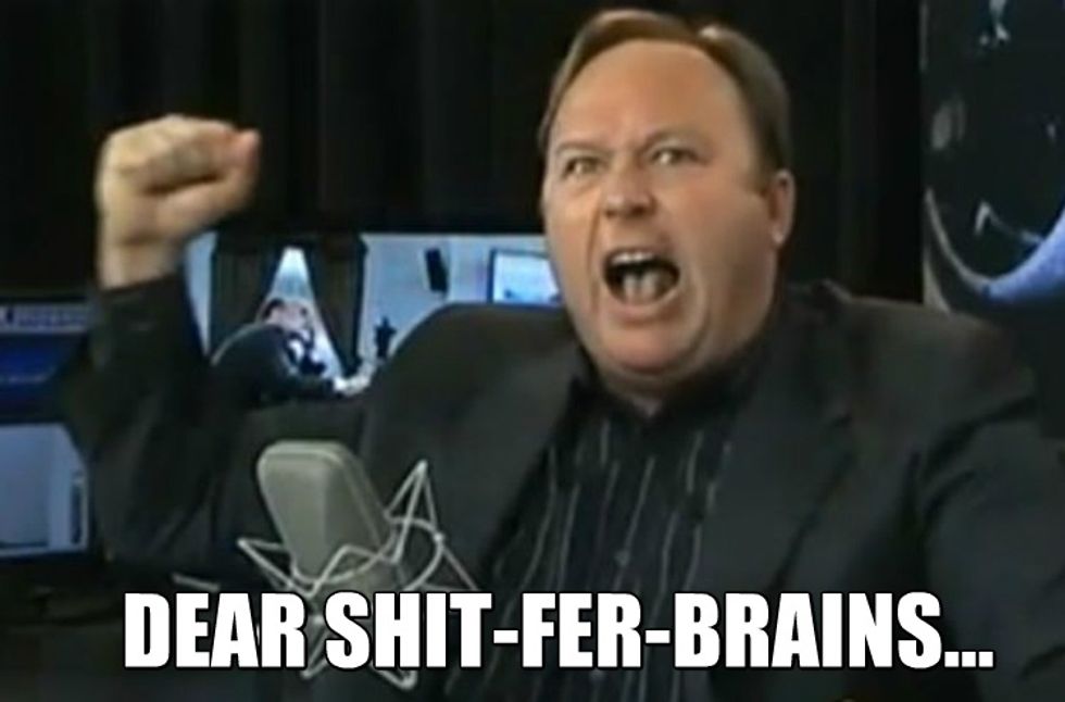Deleted Comments: When He's Not Lying, Alex Jones Is A Serious Journalist