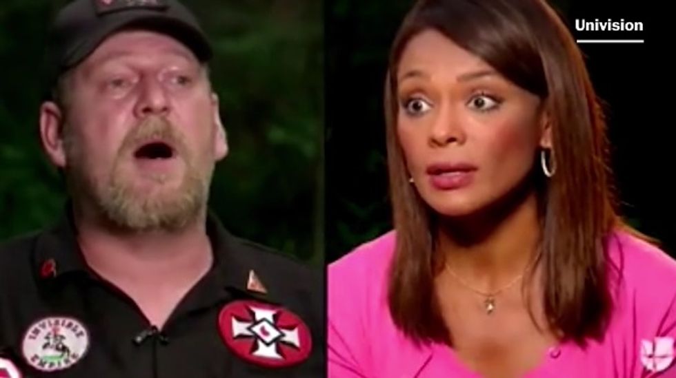 KKK Dude FREAKED OUT When Latina Reporter Turned Out To Be Black, Too