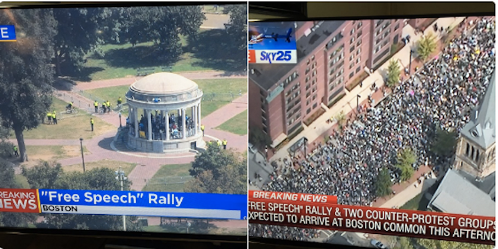 Boston 'Free Speech' Rally Ends Early, Drowned Out By Those Who Actually Understand The Concept
