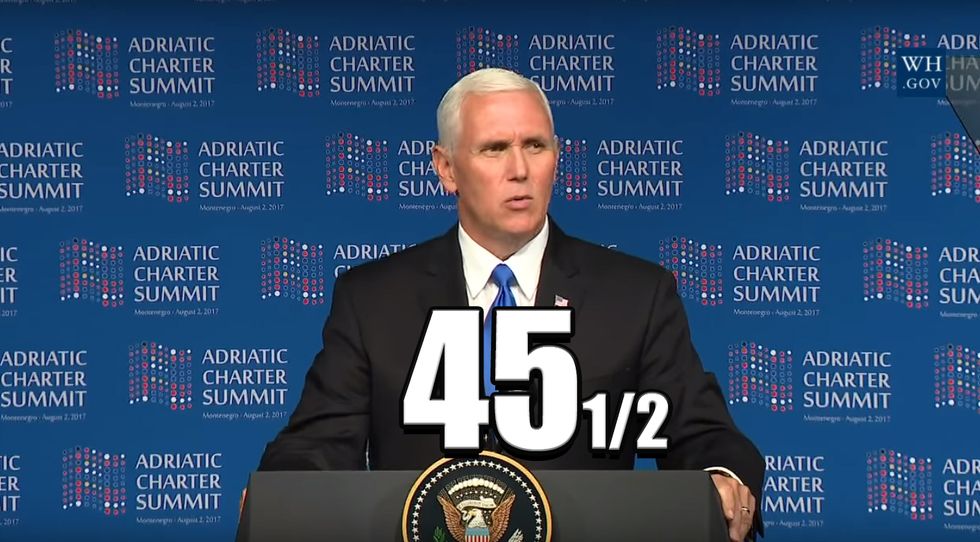 Pence Scribbling 'President' All Over His Notebook. Wonkagenda for Tues., Aug. 8, 2017