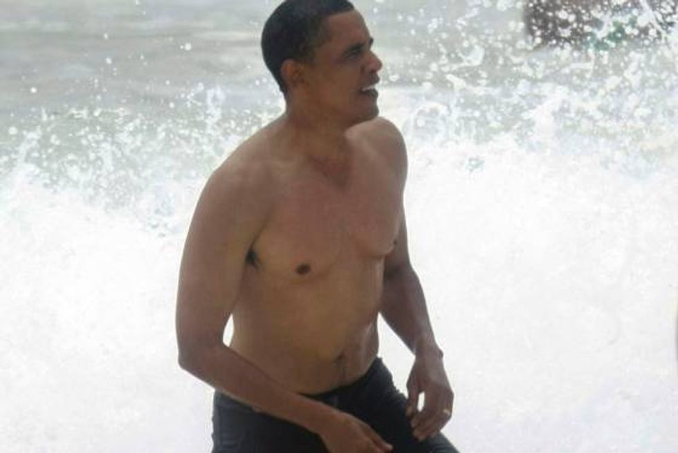 Barack Obama About Ready To Jizzsplode All Over Campaign Trail