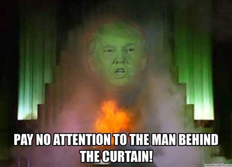 Trump Letting Mystery Businessmen Tell Him How To Run America, Like God Intended