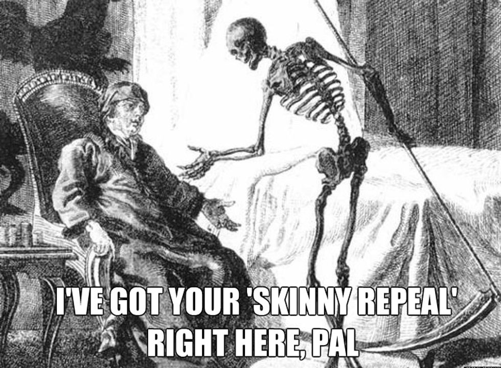 Here's The Skinny On Republicans' Bullshit 'Skinny Repeal'
