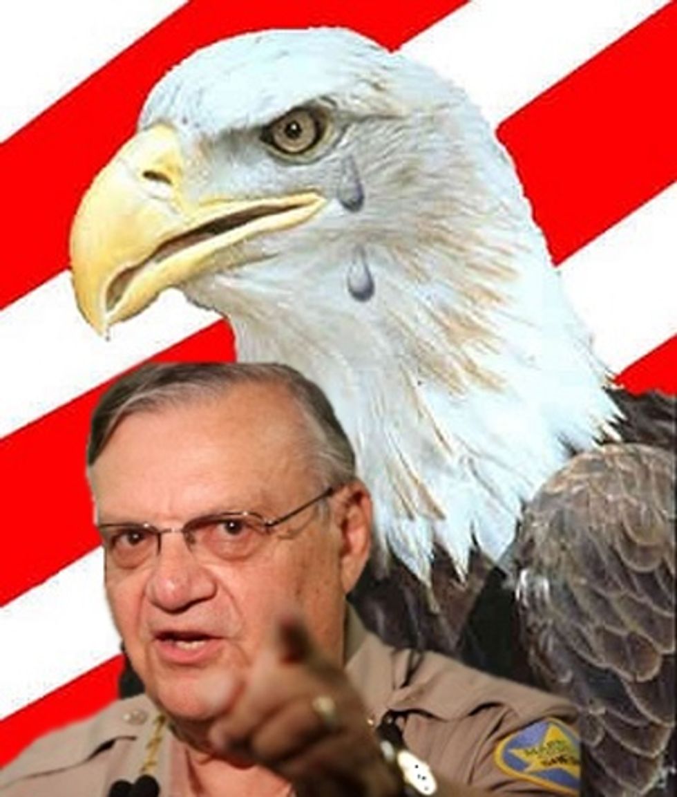 Jerk Sheriff Joe Arpaio GUILTY Of Being A Convicted Jailbird Crimer Doing Crimes!