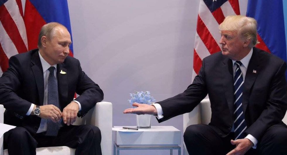 Trump Goes Over Two Hours With Putin Before Blowing Load (Allegedly!)