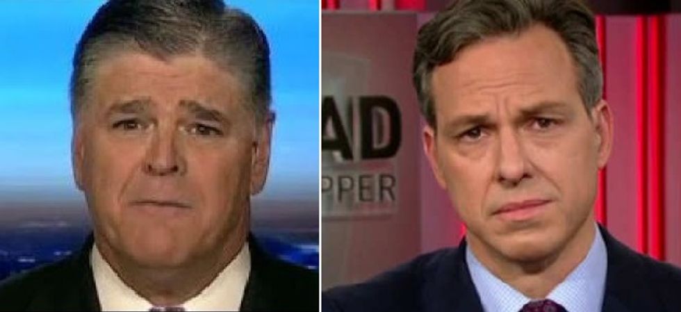 Sean Hannity Too Busy Twitter Fighting Jake Tapper To Accept Your Stupid Award!