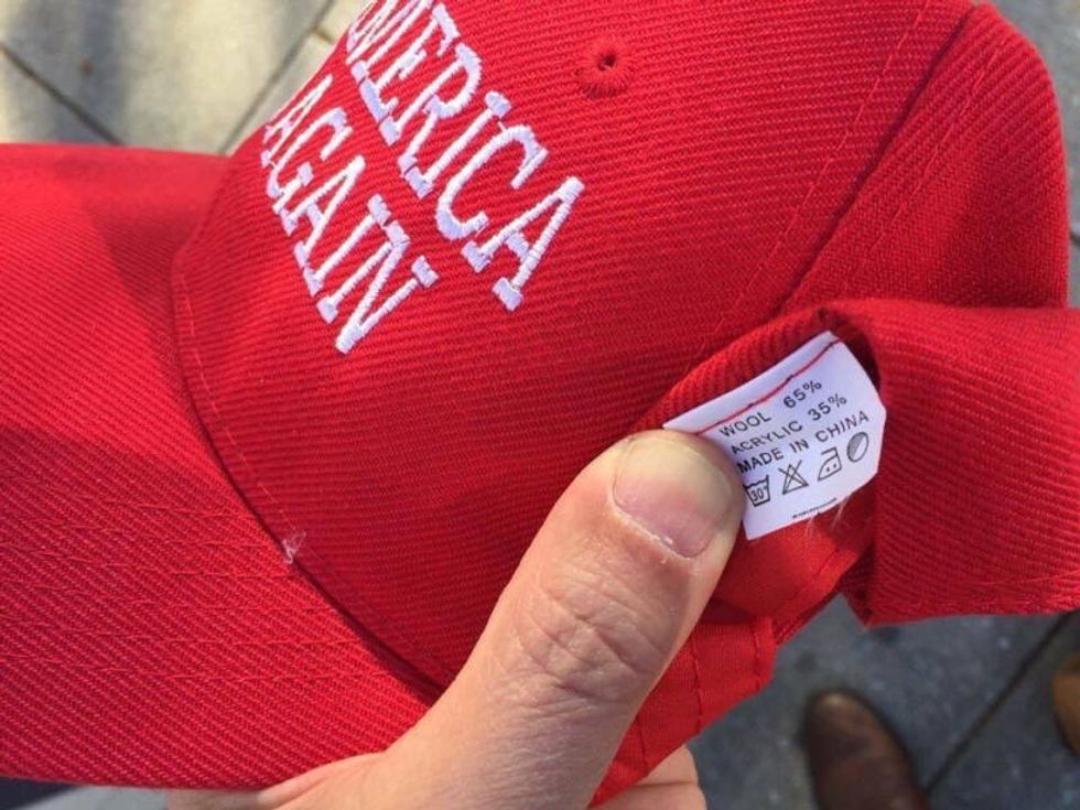 Trump 'Made In America' Event Uncontaminated By Trump-Branded Crap