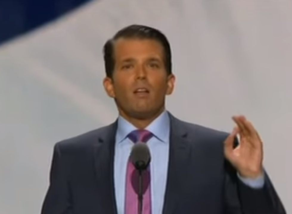 Donald Trump Jr. Tweets Russian Emails To Show What A Guilty Fuck He Is