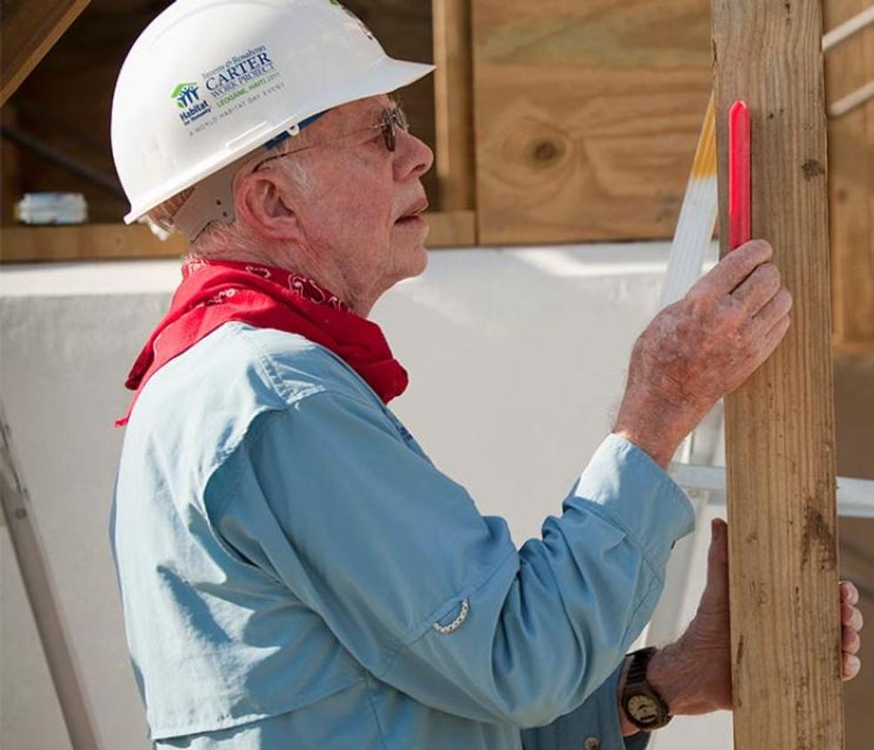 Dear Jimmy Carter: Get Some Rest, Feel Better, And Get Back To Building Houses, OK?