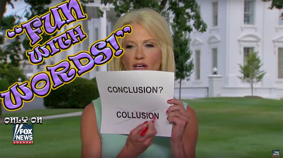 Kellyanne Conway Has Fun With Words! Wonkagenda For Thurs., July 13, 2017