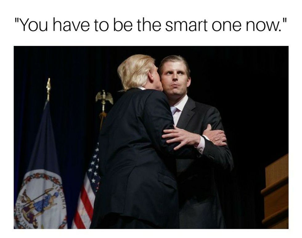 Eric Trump Promoted To Second Dumbest Trump Offspring