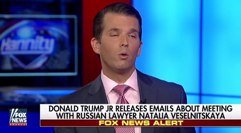 Dumbass Donald Trump Jr. Better Hope There Aren't Any Tapes Of His Russian Conspiracy Meeting!