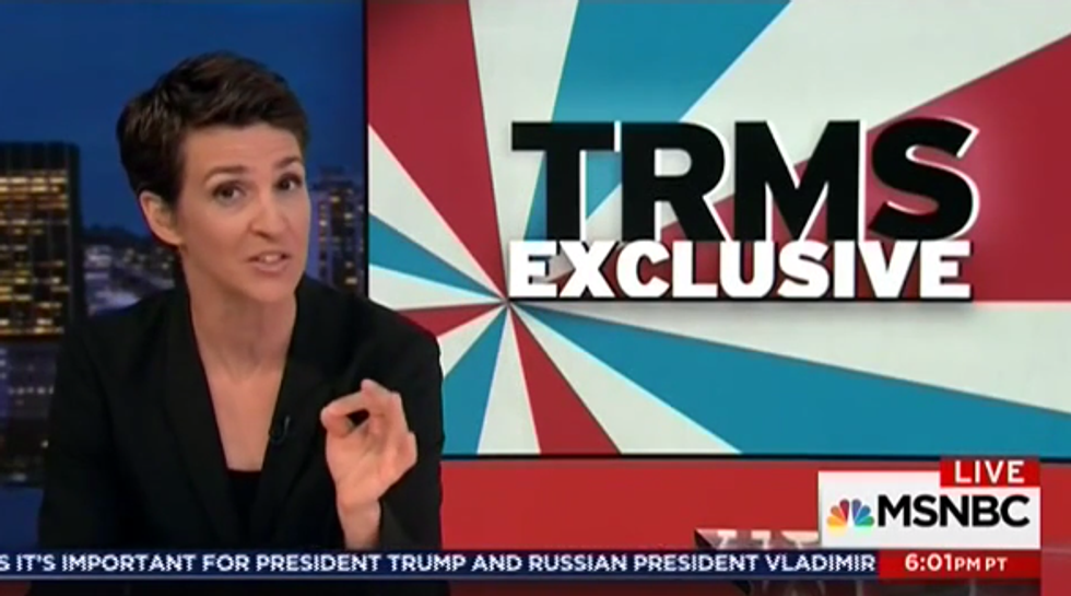 Rachel Maddow Not Falling For Dumbass Trump-Russia Forgeries, So Don't Even Fucking Try