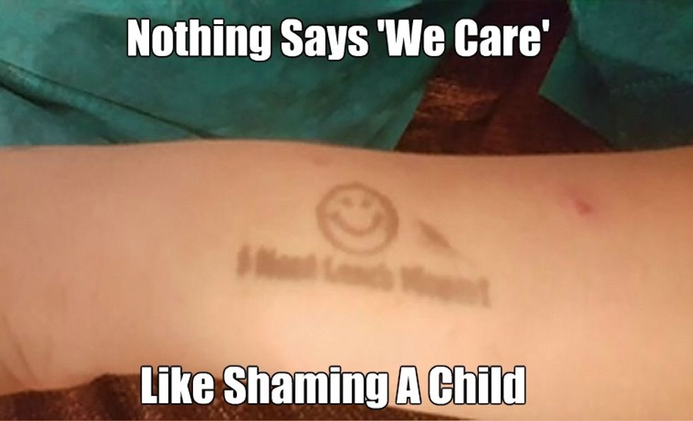 Short On Lunch Money? Alabama Elementary School Gives Kids A PBJ And A Shame Stamp