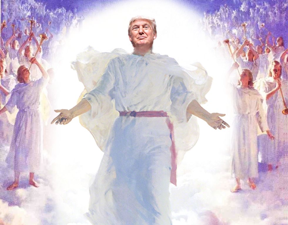 In Which Dear Leader Trump Celebrates Veterans With Hymns To Himself