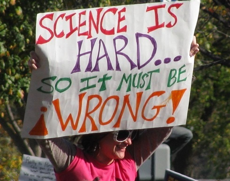 America Is So Done With Science, For Reals