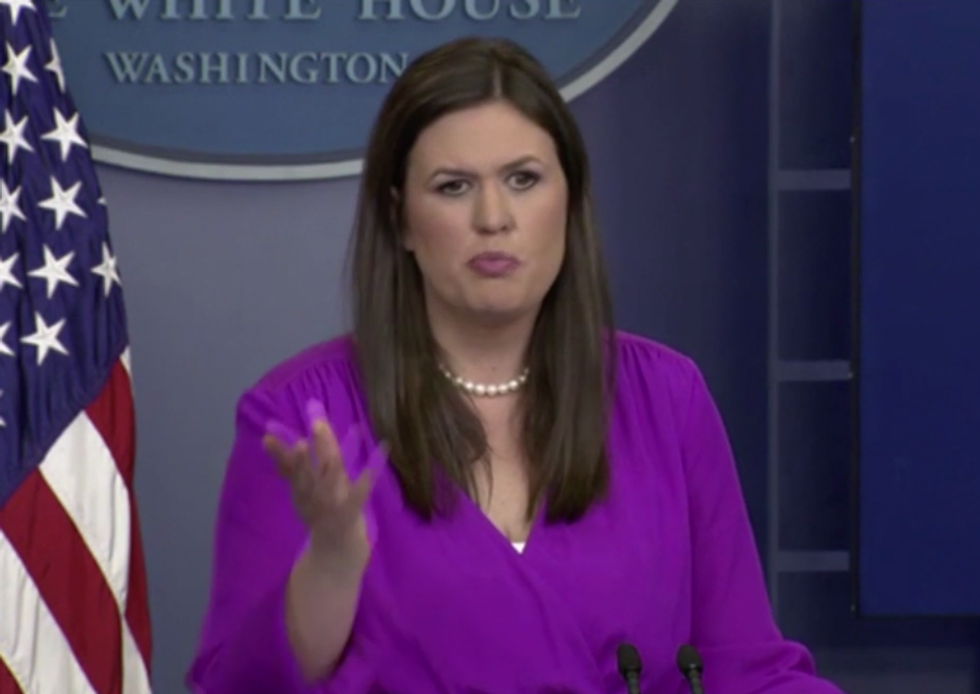 Sarah Huckabee Sanders Got Her Ass Handed To Her, And It Was Glorious