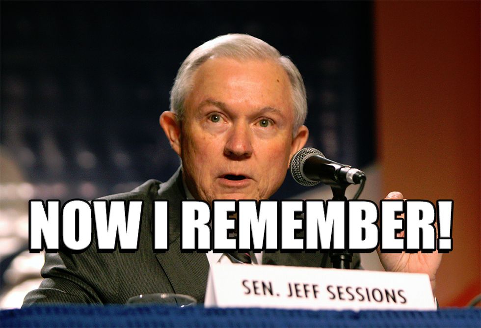 Hey Jeff Sessions, You Feeling Perjury-Tastic Today? A Liveblog!