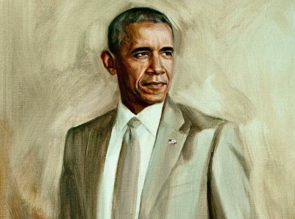 It's Not Barack Obama's Official Portrait, But We Are *Loving* It! (GET IT???)