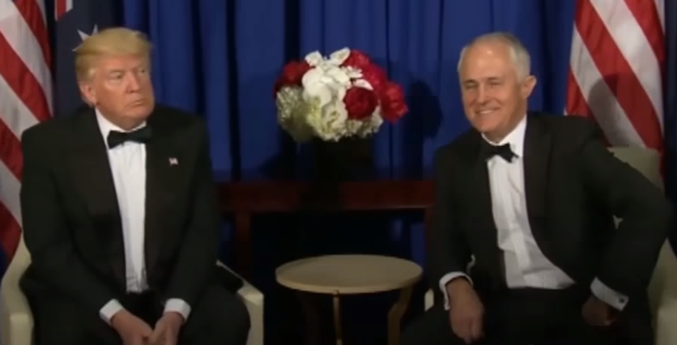Mean Australian Prime Minister Caught On Tape Teasing Our Dear Leader Donald Trump!