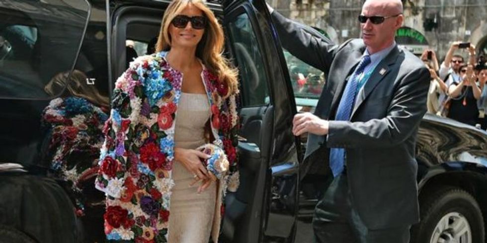 Let's Gab About Melania's $51,000 Jacket And Noted Fashion Website 'Breitbart'!