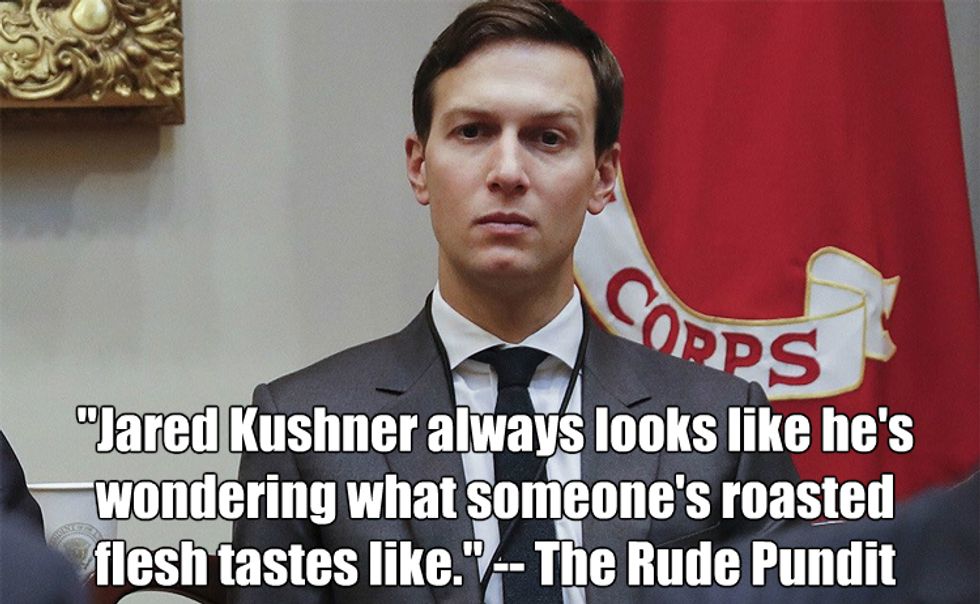 Jared Kushner: Smarmy Shark, Or Shithead With A Shiv? SPOILER IT IS BOTH