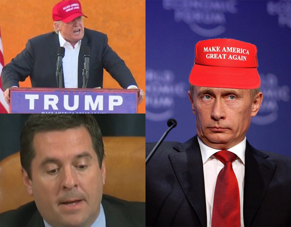 Putin, Trump And Dumb Devin Nunes Agree: Russia-Obsessed Democrats Just BIG STUPID SORE LOSERS