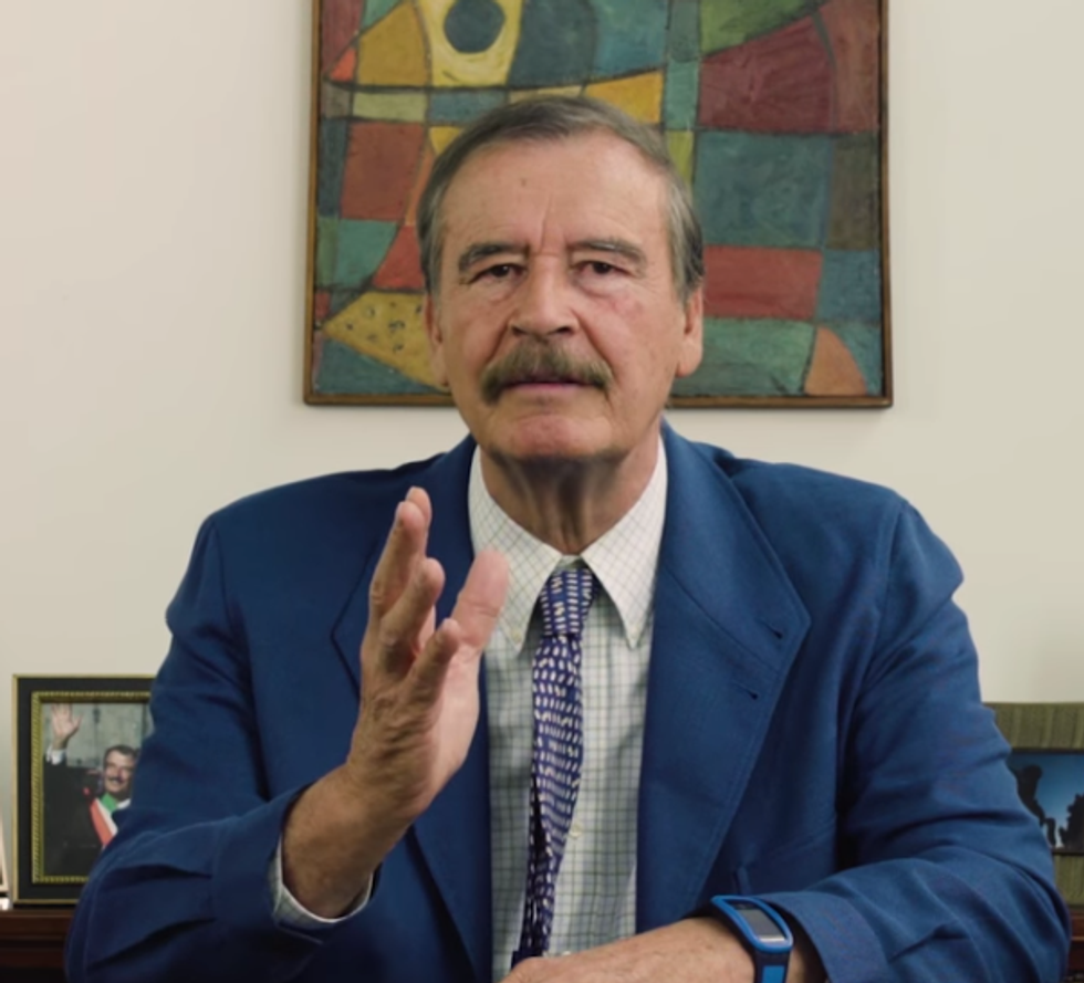 Former Mexican President Vicente Fox Can't Stop Trolling Dumb Donald Trump