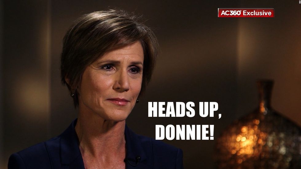 Holy Shit, Watching Sally Yates On Anderson Cooper Reminded Us She Was Replaced By Jeff Sessions!