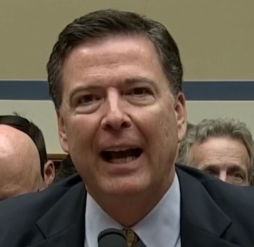 Dear James Comey: A Nice Thing To Do Today Would Be To Go Fuck Yourself