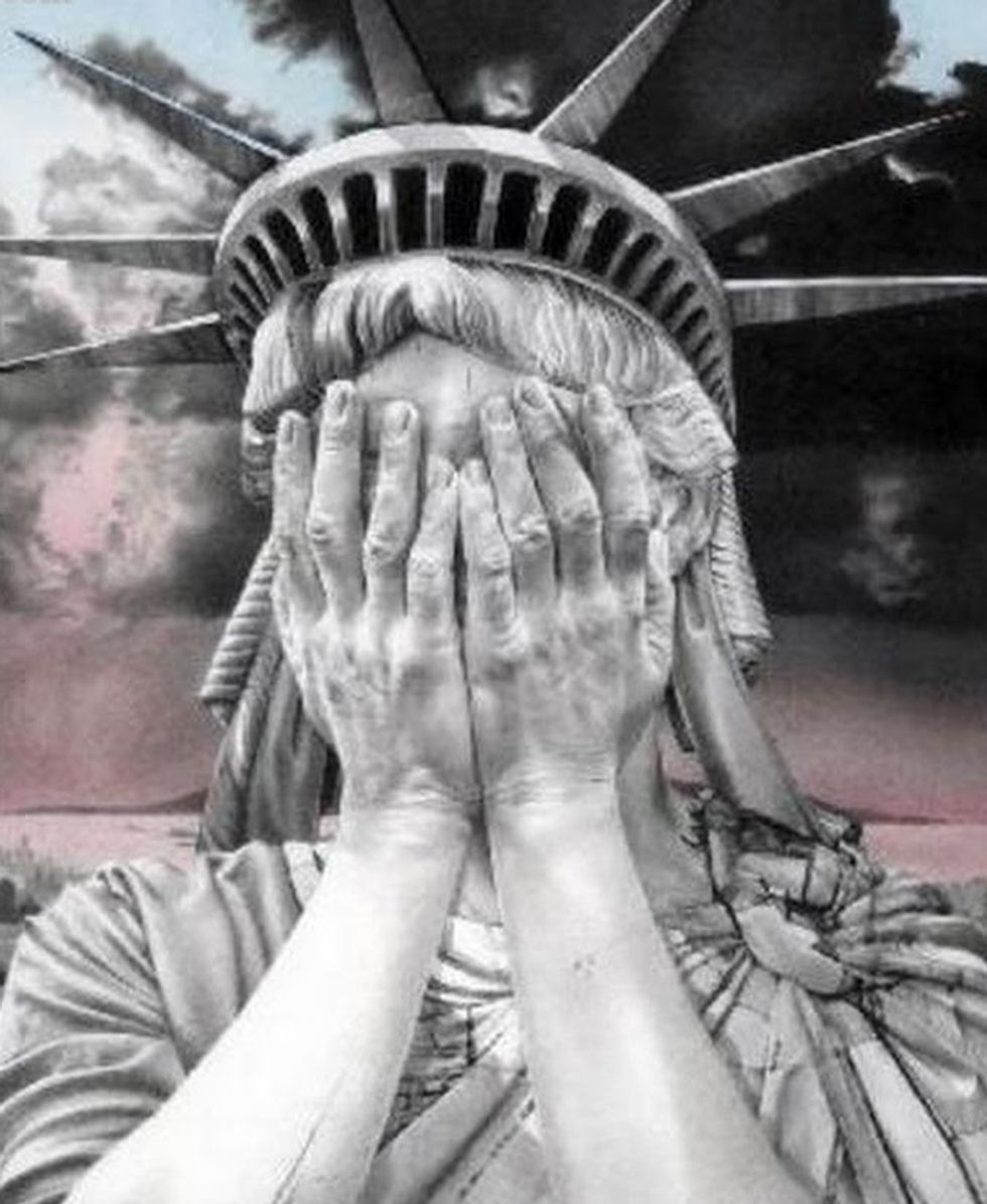 No Muslim Ban! No Muslim Ban! You're The Muslim Ban!