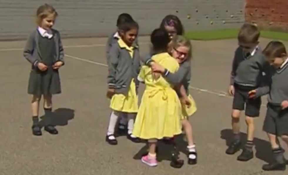 Seven-Year-Old Girl Terribly Pleased With New Artificial Leg And You Will Be, Too