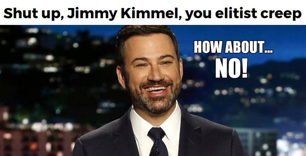 Jimmy Kimmel: Babies Shouldn't Die. Wingnuts: We Are Fucking Monsters, So They Should