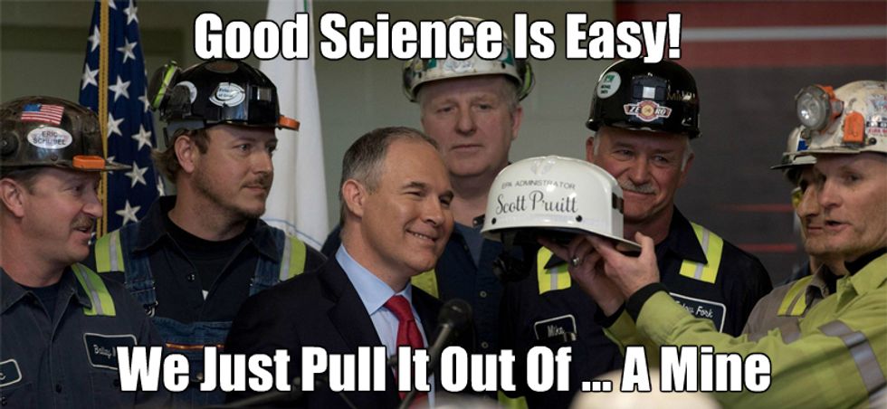 Trump EPA Head Cleans All That Dangerous 'Science' Out Of EPA's Science Board