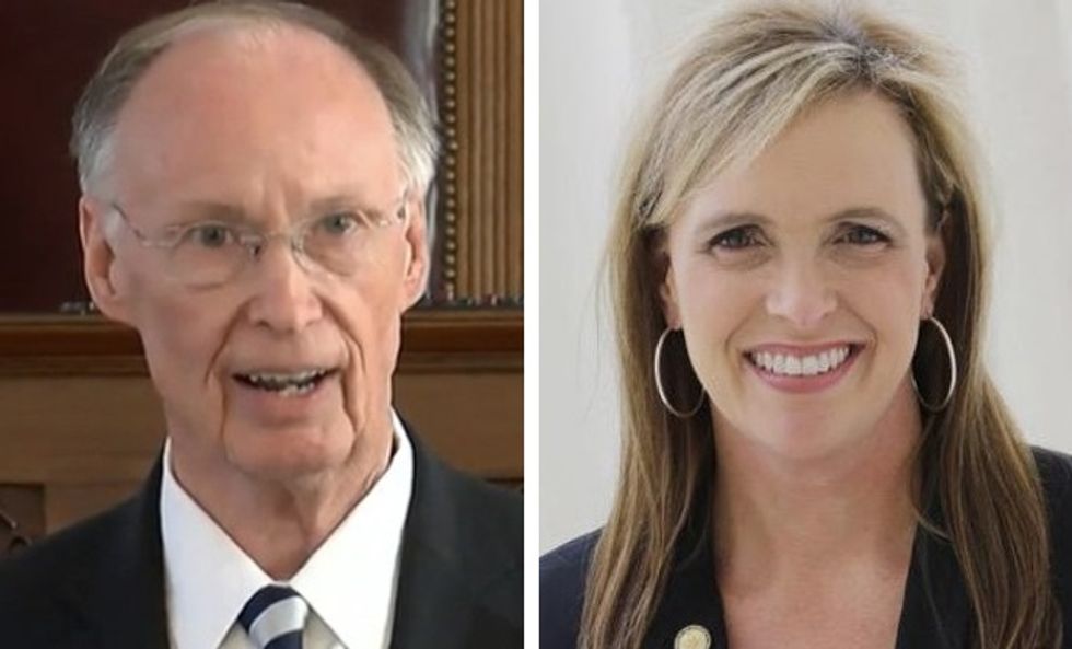 Alabama's Filthy Ex-Gov, Lover Gal Booted From Church, Because Sinners Make Jesus Cry