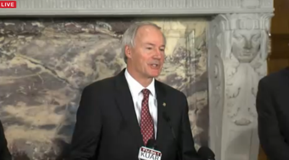 Arkansas Gov. Asa Hutchinson Won't Sign Anti-Gay Bill As Is, Reports Walmart