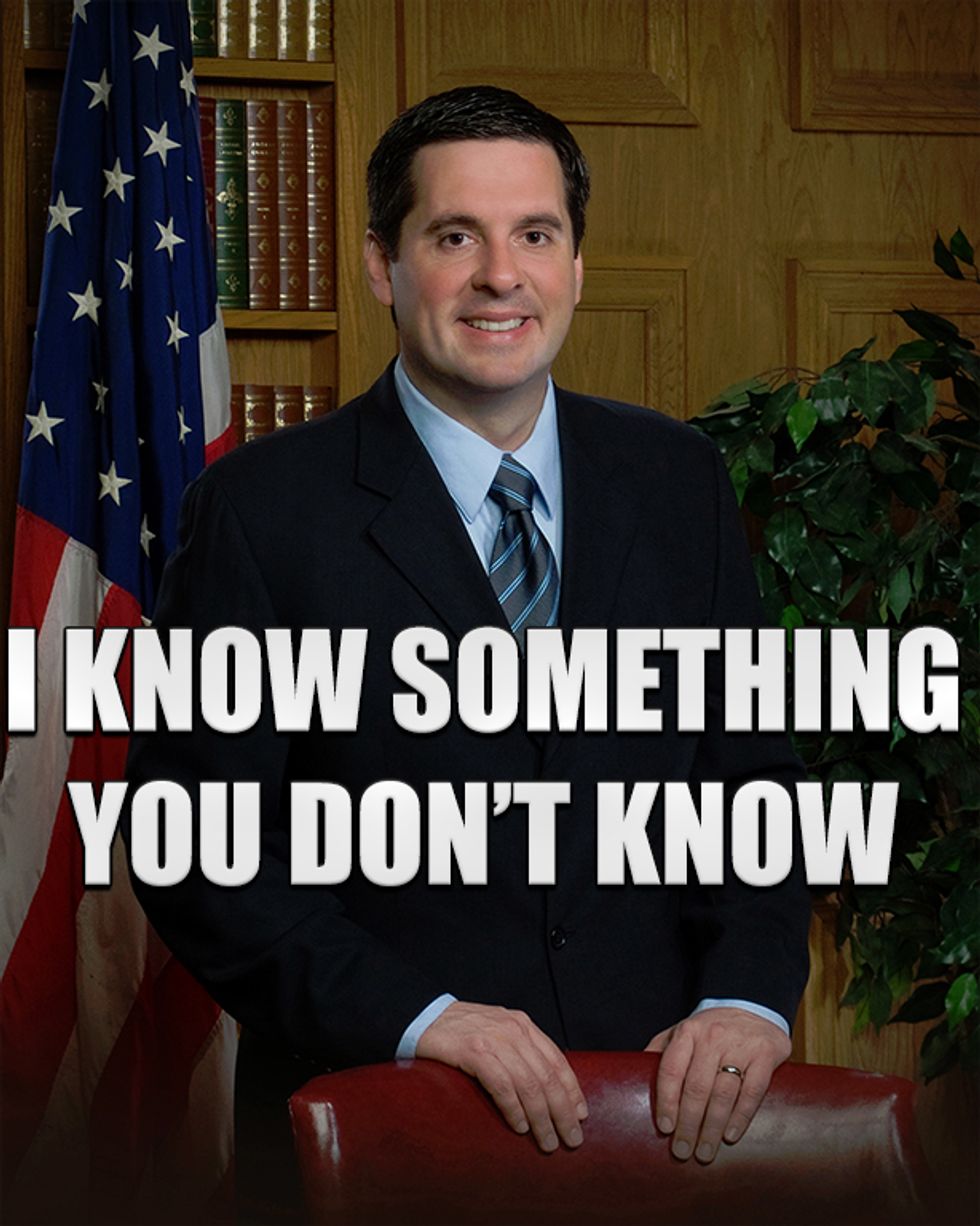 Trump Goons Leaked To Devin Nunes? Pffffft. Oh You Mean THESE Trump Goons?