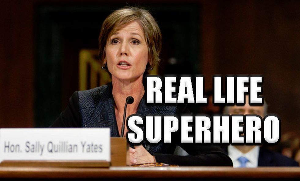 Sally Yates Is Your New Superhero! Wonkagenda For Tues., Jan. 31, 2017