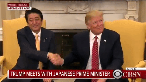 Trump As Terrific At Hosting Japanese Prime Minister As He Is At Literally EVERYTHING. (He Is Very Poor At It)