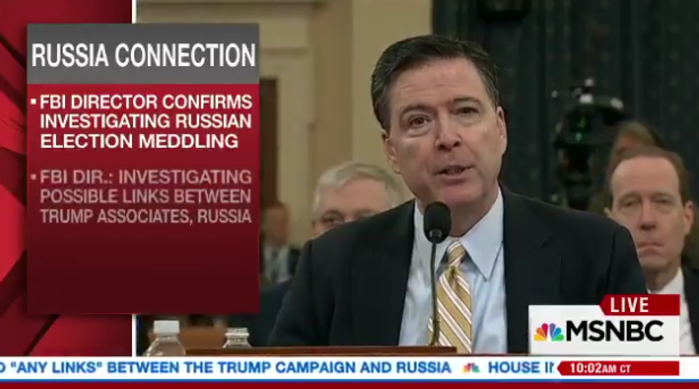 James Comey Pisses On Trump's 'Wire Tapp' BS Like A Russian Pee Hooker