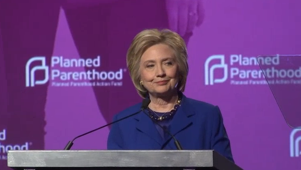 Hillary Clinton Just Woman-Carded All Over Planned Parenthood, And It Was The Best