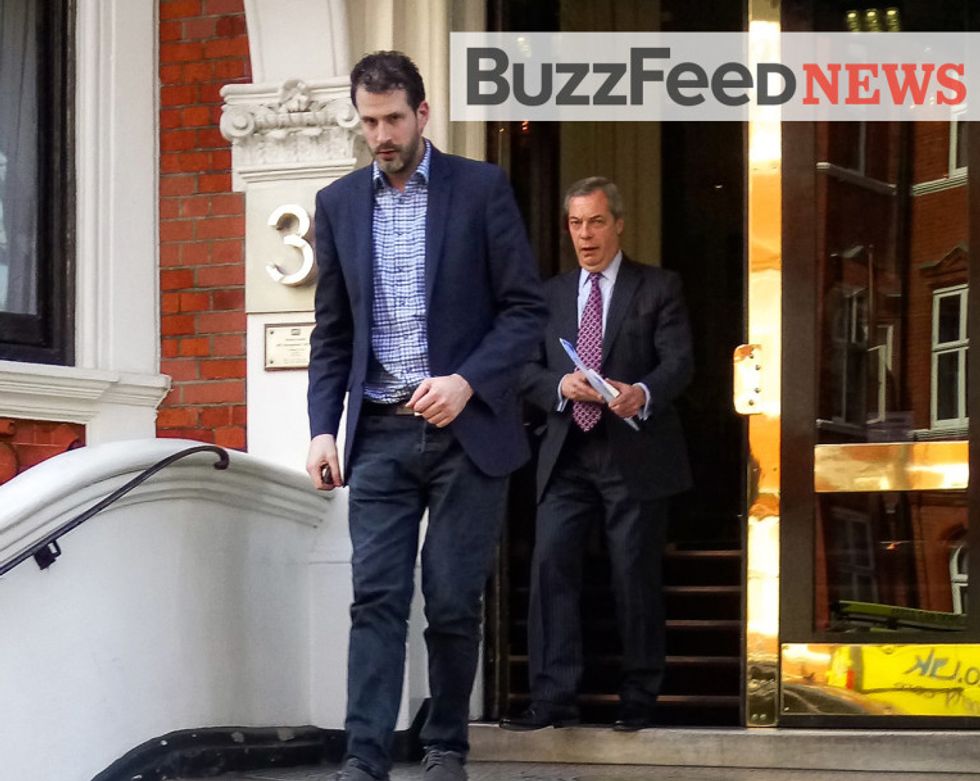 What Was Julian Farage Doing In Ecuadorian Embassy If He Wasn't Meeting Nigel Assange?