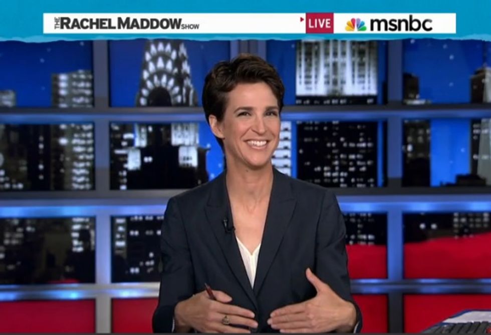 Here's A Thing That Happened: Rachel Maddow May Or May Not Wear Pants (Video)