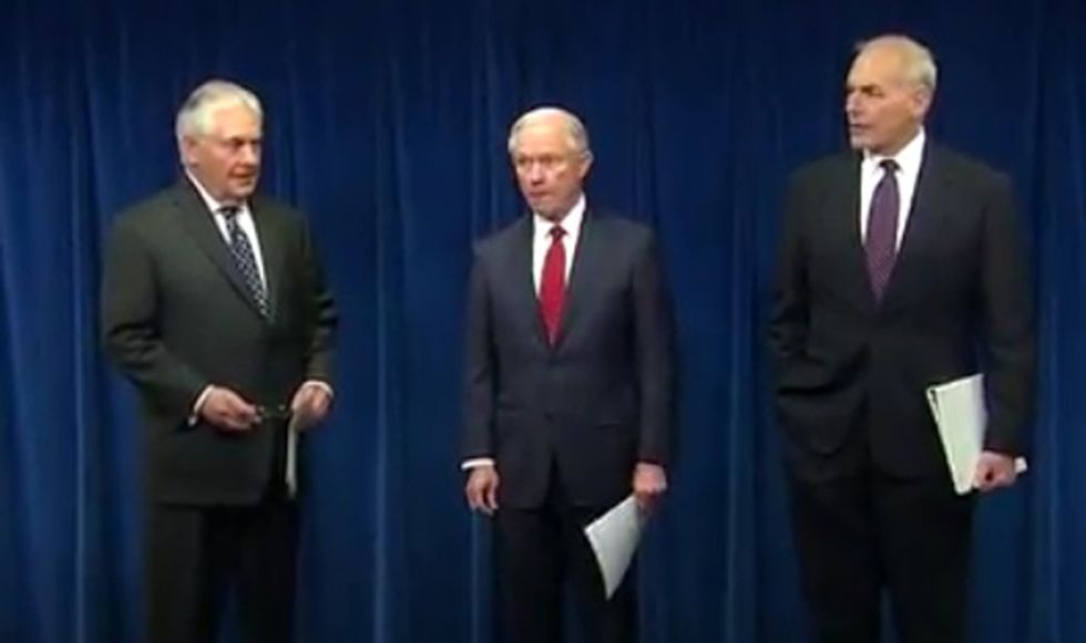 Trump: No Muslim Ban, No Muslim Ban, YOU'RE A Muslim Ban!