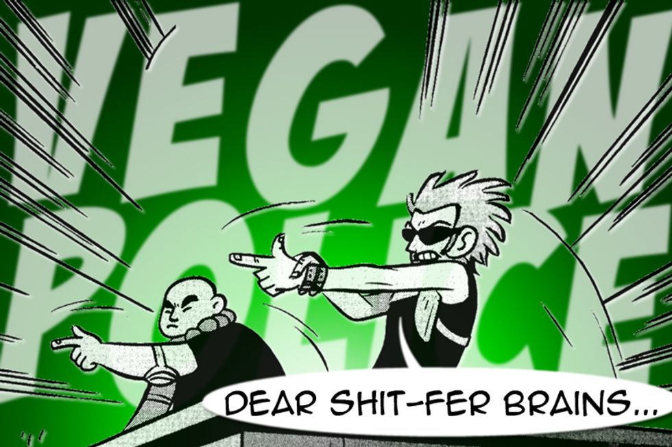 Deleted Comments: Night Of The Vegan Nazi Holocaust Denier!